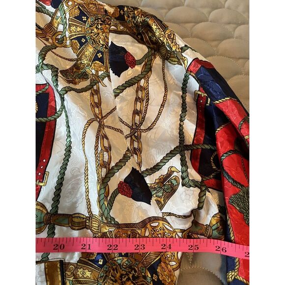 Vintage 70s-80s TRES-BEAU International Womans Satin Bomber Jacket Sz M - Picture 5 of 8